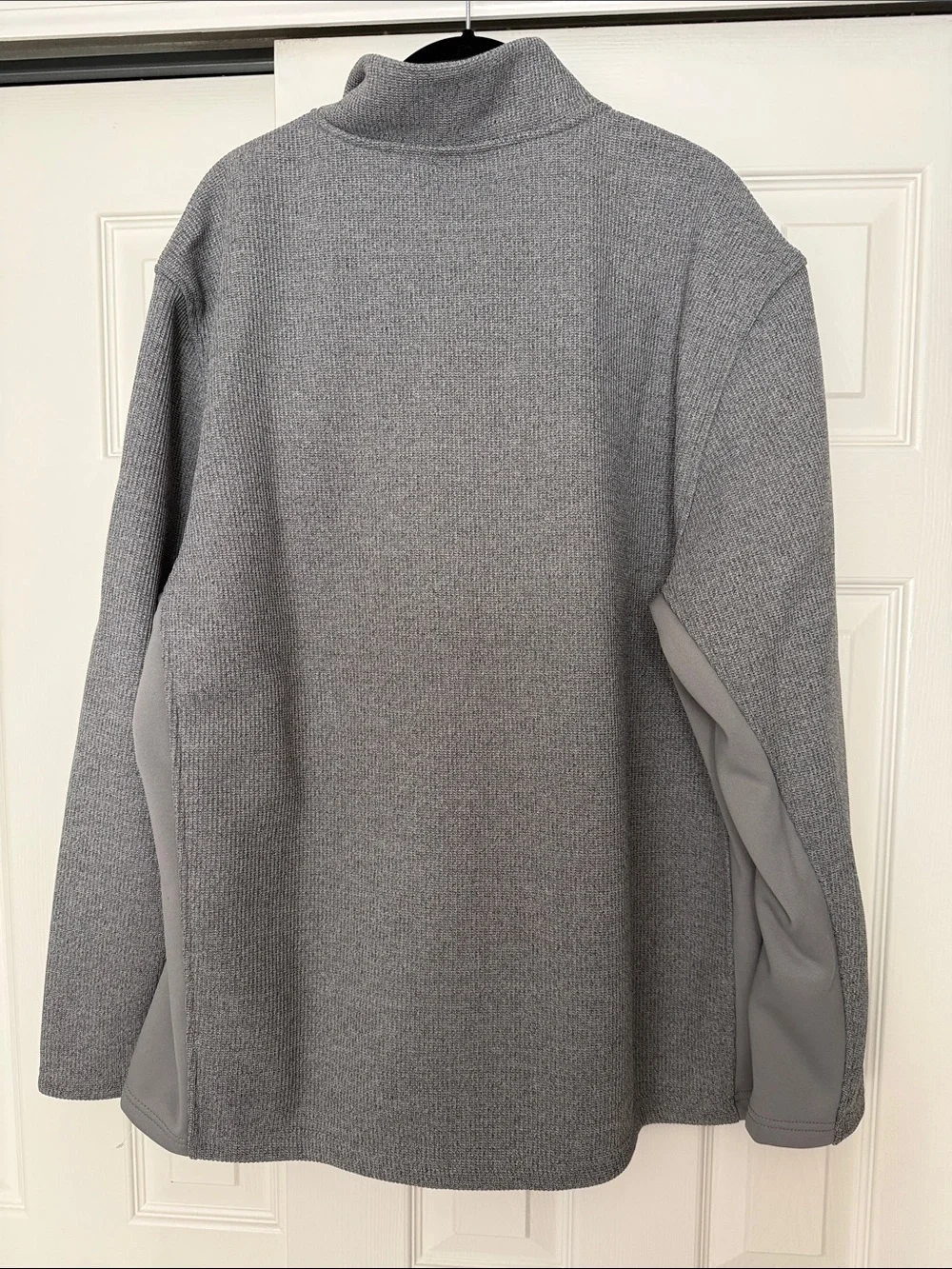 Izod Men's Heather Gray Lightweight Full-Zip Jacket